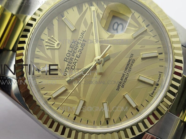 DateJust 36 SS/YG 126233 JDF 1:1 Best Edition New YG Dial on Oyster Bracelet - Image 7