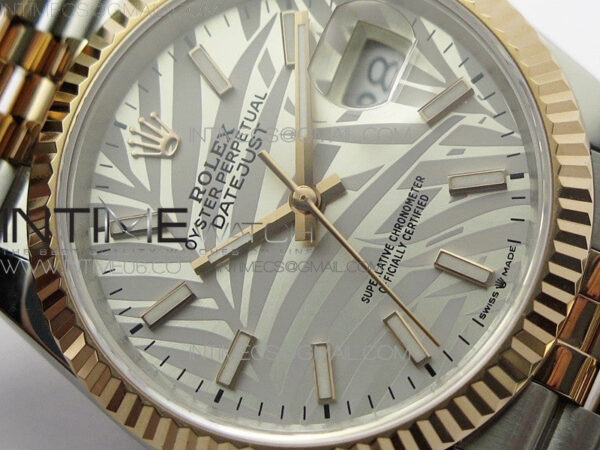 DateJust 36 SS/RG 126231 BP 1:1 Best Edition Silevr/Gray Dial on Jubilee Bracelet - Image 7