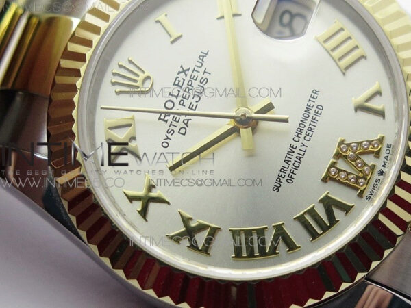Datejust 31mm 278273 SS/YG BP Best Edition Silver Roman Markers Dial on SS/YG Oyster Bracelet - Image 7