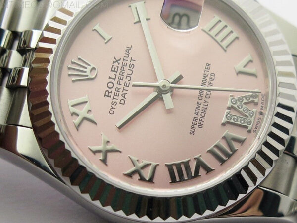 Datejust 31mm 278271 SS BP Best Edition Pink Roman Markers Dial on Jubilee Bracelet - Image 7