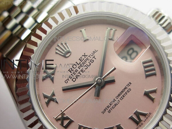 Datejust 28mm 279174 SS BP Best Edition Pink Roman Markers Dial on SS Jubilee Bracelet ETA2671 - Image 7
