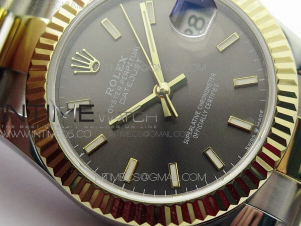 Datejust 31mm 278273 SS/YG BP Best Edition Gray Stick Markers Dial on SS/YG Oyster Bracelet - Image 9