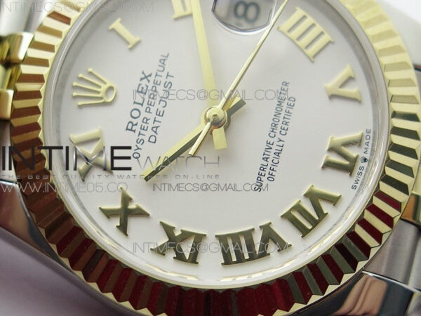 Datejust 31mm 278273 SS/YG BP Best Edition White Roman Markers Dial on SS/YG Jubilee Bracelet - Image 7