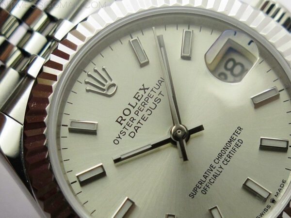 Datejust 31mm 278271 SS BP Best Edition Silver Stick Markers Dial on Jubilee Bracelet - Image 7