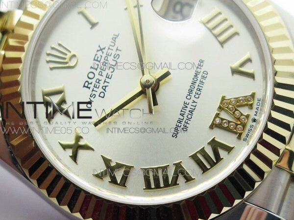 Datejust 31mm 278273 SS/YG BP Best Edition Silver Roman Markers Dial on SS/YG Jubilee Bracelet - Image 9