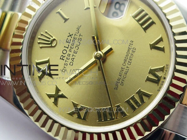 Datejust 31mm 278273 SS/YG BP Best Edition YG Roman Markers Dial on SS/YG Oyster Bracelet - Image 7