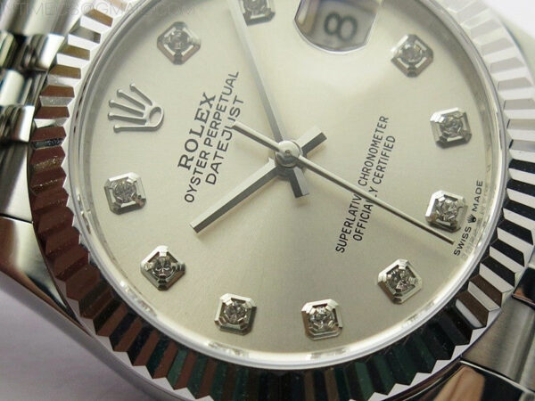 Datejust 31mm 278271 SS BP Best Edition Silver Crystal Markers Dial on Jubilee Bracelet - Image 7