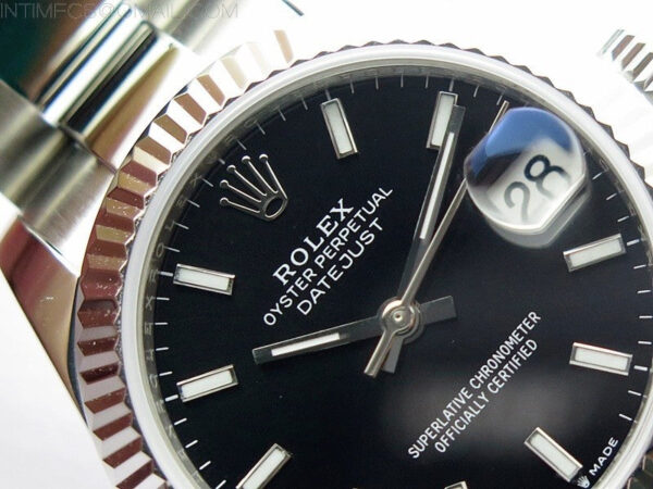 Datejust 31mm 278273 SS BP Best Edition Black Stick Markers Dial on Oyster Bracelet - Image 7