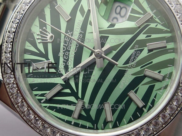 DateJust 36 SS 126234 BP 1:1 Best Edition New Green Dial on Oyster Bracelet - Image 7