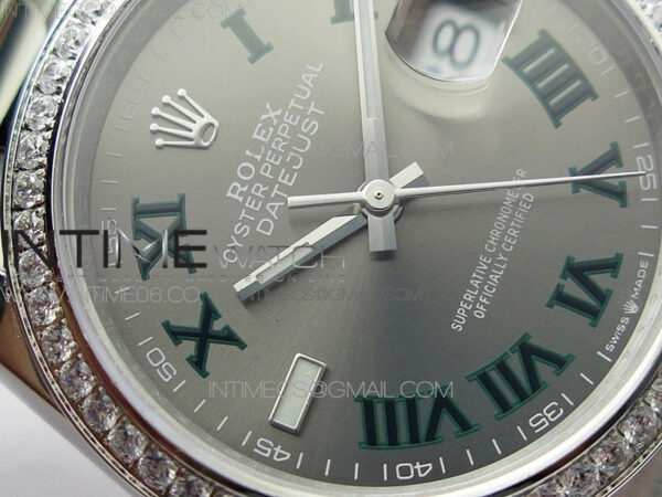 DateJust 36 SS 126234 BP 1:1 Best Edition Gray Dial on Oyster Bracelet - Image 7