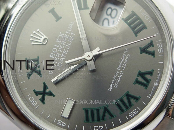 DateJust 36 SS 126200 BP 1:1 Best Edition Gray Dial on Oyster Bracelet - Image 7