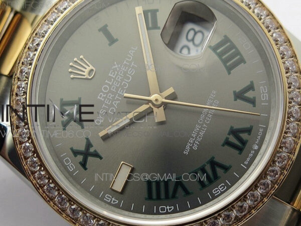 DateJust 36 SS/RG 126281 BP 1:1 Best Edition Gray Dial on Oyster Bracelet - Image 7