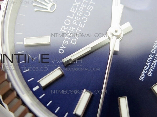 DateJust 36mm 126234 BP 1:1 Best Edition 904L Steel New Version Blue Dial on Jubilee Bracelet - Image 7