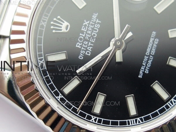 Datejust 31mm 278275 SS BP Best Edition Black Stick Markers Dial on SS President Bracelet - Image 8
