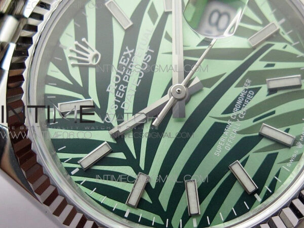 DateJust 36 SS 126234 BP 1:1 Best Edition New Green Dial on Jubilee Bracelet - Image 7