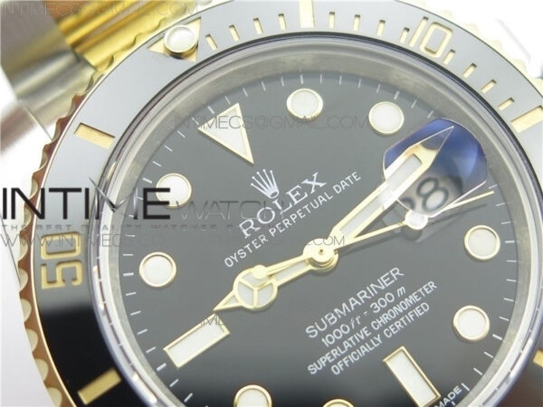 Yacht-Master 42mm 226659 316L BP 1:1 Best Edition 3D Black Ceramic Bezel on Black Rubber Strap SA3235 - Image 7
