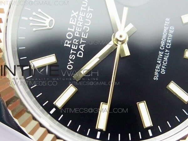 DateJust 36mm 126234 BP 1:1 Best Edition 904L Steel/YG New Version Black Dial on Jubilee Bracelet - Image 7