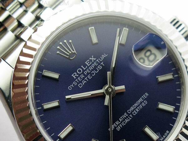 Datejust 31mm 278271 SS BP Best Edition Blue Stick Markers Dial on Jubilee Bracelet - Image 7