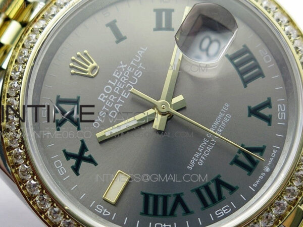 DateJust 36 SS/YG 126283 JDF 1:1 Best Edition Gray Dial on Jubilee Bracelet - Image 7