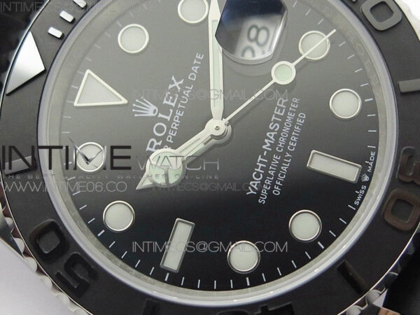 Yacht-Master 42mm 226659 3EF 1:1 Best Edition 3D Black Ceramic Bezel on Black Rubber Strap VS3235 - Image 8