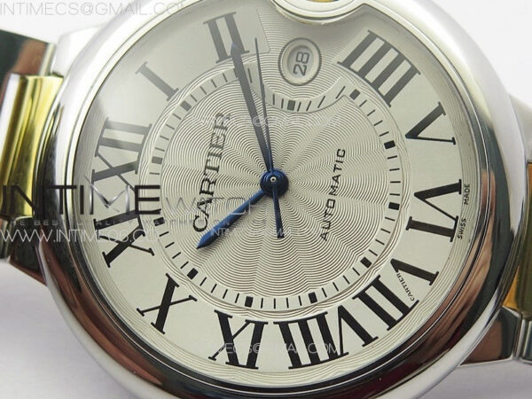 Ballon Bleu 42mm SS/YG K3F 1:1 Best Edition White Texture Dial on SS Bracelet A2824 - Image 7