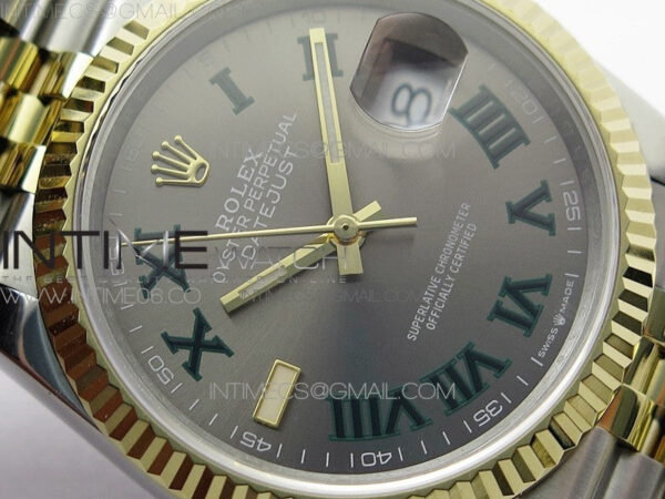 DateJust 36 SS/YG 126233 JDF 1:1 Best Edition Gray Dial on Jubilee Bracelet - Image 8