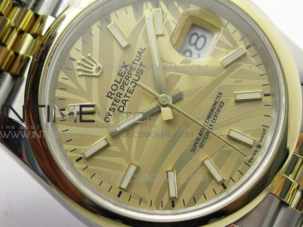 DateJust 36 SS/YG 126203 JDF 1:1 Best Edition New YG Dial on Jubilee Bracelet - Image 7