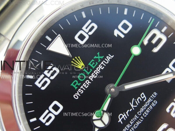 Air-King 126900 40mm 904L SS GMF 1:1 Best Edition Black Dial on 904L SS Bracelet - Image 7