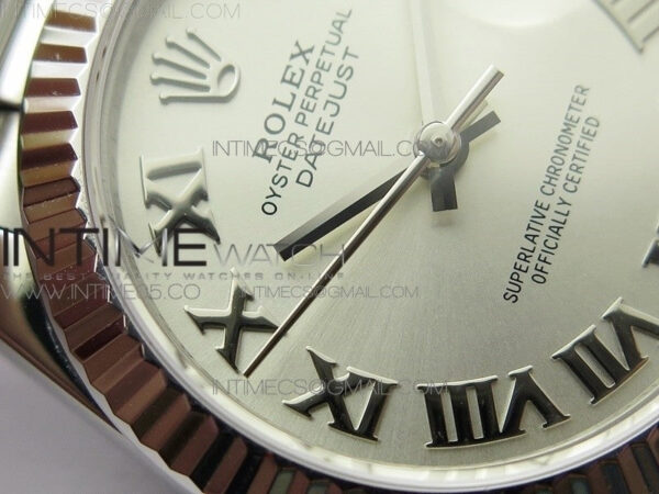 Datejust 31mm 278275 SS BP Best Edition Silver Roman Markers Dial on SS President Bracelet - Image 7