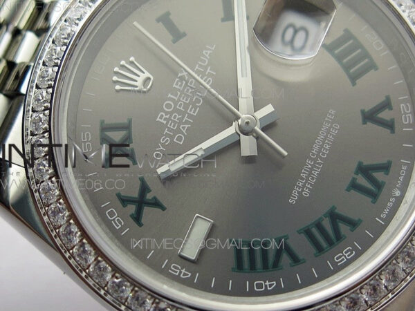 DateJust 36 SS 126284 BP 1:1 Best Edition New Blue Dial on Jubilee Bracelet - Image 7