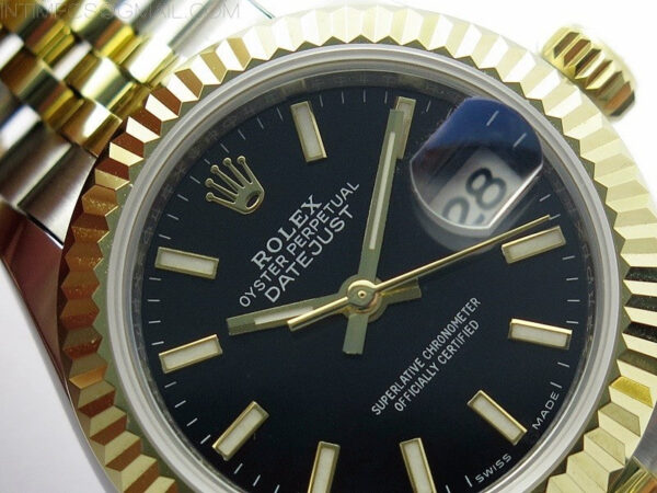 Datejust 28mm 279173 SS/YG BP Best Edition Black Sticks Markers Dial on SS/YG Jubilee Bracelet ETA2671 - Image 7