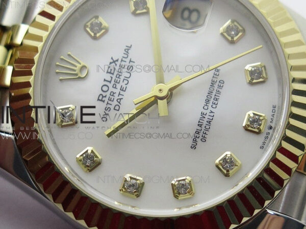 Datejust 31mm 278273 SS/YG BP Best Edition White MOP Diamond Markers Dial on SS/YG Jubilee Bracelet - Image 7