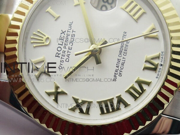 Datejust 31mm 278273 SS/YG BP Best Edition White Roman Markers Dial on SS/YG Oyster Bracelet - Image 8
