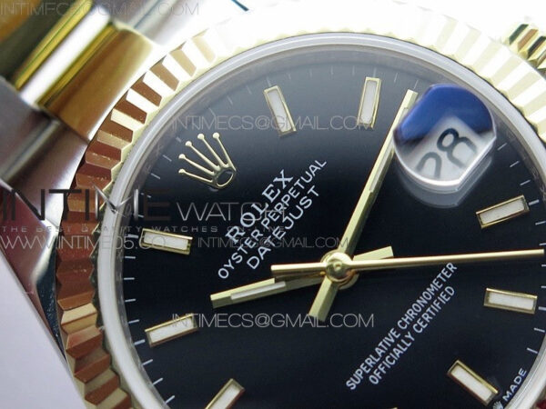 Datejust 31mm 278273 SS/YG BP Best Edition Black Stick Markers Dial on SS/YG Oyster Bracelet - Image 9