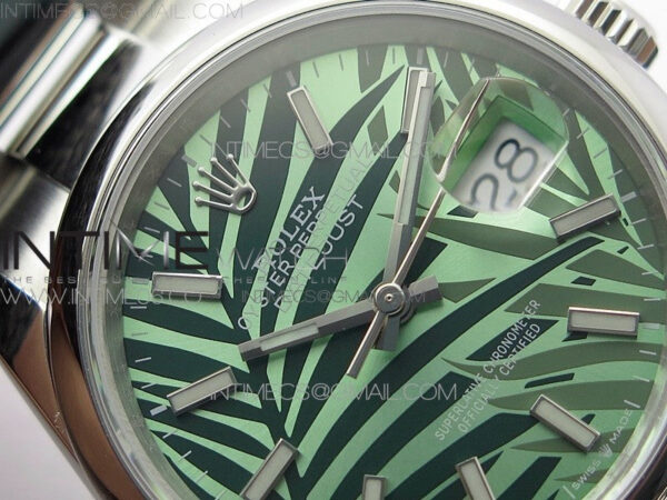 DateJust 36 SS 126200 BP 1:1 Best Edition New Green Dial on Oyster Bracelet - Image 8