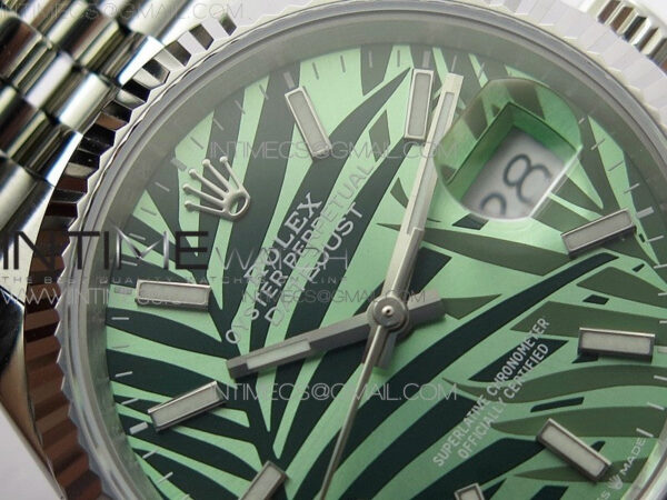 DateJust 36 SS 126234 BP 1:1 Best Edition New Green Dial on Jubilee Bracelet - Image 8