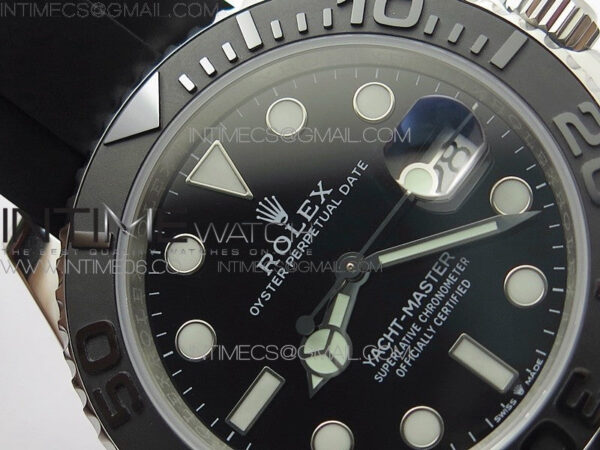 Yacht-Master 42mm 226659 3EF 1:1 Best Edition 3D Black Ceramic Bezel on Black Rubber Strap VS3235 - Image 7