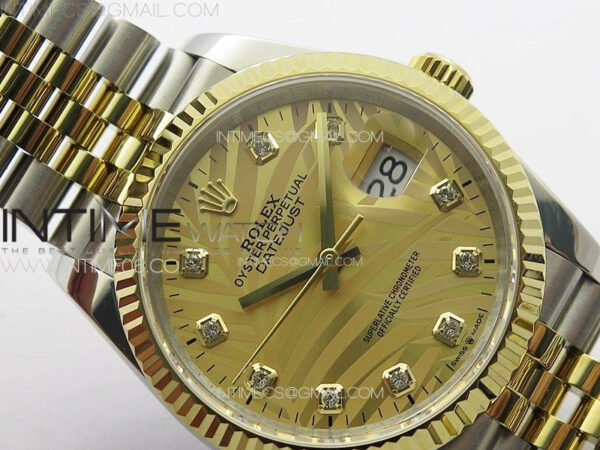 DateJust 36 SS/YG 126234 JDF 1:1 Best Edition New YG Dial on Jubilee SS/YG Bracelet - Image 8