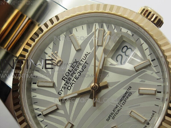 DateJust 36 SS/RG 126231 BP 1:1 Best Edition Silevr/Gray Dial on Oyster Bracelet - Image 7
