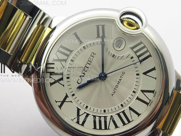 Ballon Bleu 42mm SS/YG K3F 1:1 Best Edition White Texture Dial on SS Bracelet A2824 - Image 8