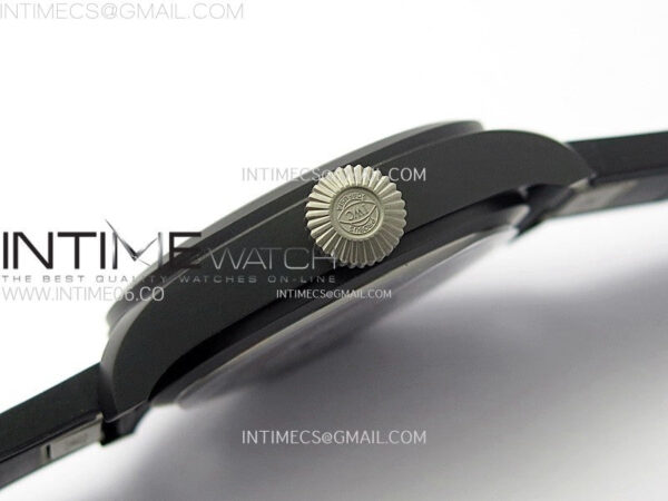 Big Pilot IW329801 Real Ceramic M+F 1:1 Best Edition Black Dial on Black Rubber Strap SEIKO 8N-24 - Image 8