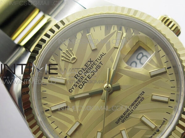 DateJust 36 SS/YG 126233 JDF 1:1 Best Edition New YG Dial on Oyster Bracelet - Image 8