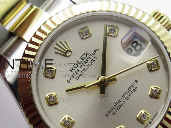 Datejust 31mm 278273 SS/YG BP Best Edition Silver Diamonds Markers Dial on SS/YG Oyster Bracelet - Image 8