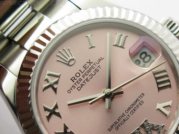 Datejust 31mm 278273 SS BP Best Edition Pink Roman Markers Dial on Oyster Bracelet - Image 8