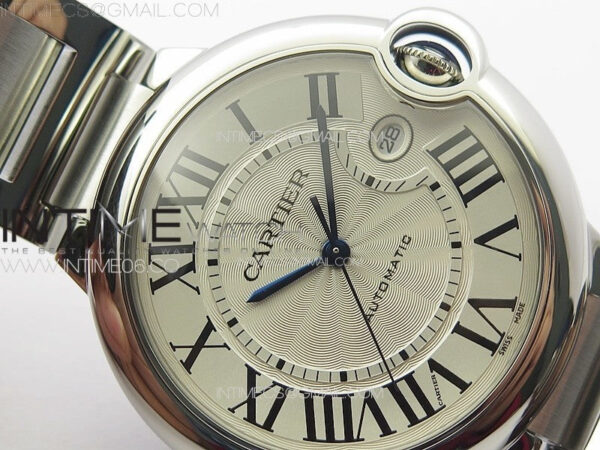 Ballon Bleu 42mm SS K3F 1:1 Best Edition White Texture Dial on SS Bracelet A2824 - Image 8