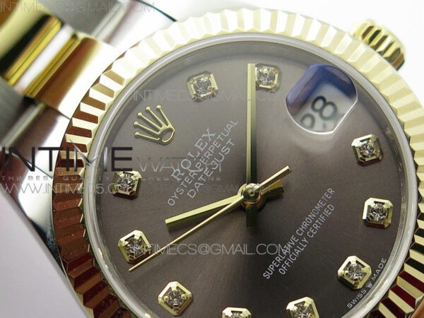 Datejust 31mm 278273 SS/YG BP Best Edition Gray Diamonds Markers Dial on SS/YG Oyster Bracelet - Image 9