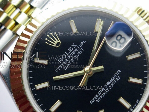 Datejust 31mm 278273 SS/YG BP Best Edition Black Stick Markers Dial on SS/YG Jubilee Bracelet - Image 8