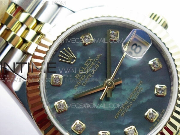 Datejust 31mm 278273 SS/YG BP Best Edition Gray MOP Diamond Markers Dial on SS/YG Jubilee Bracelet - Image 8