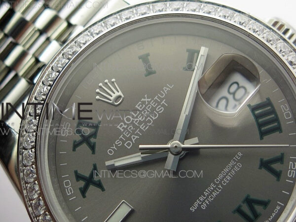 DateJust 36 SS 126284 BP 1:1 Best Edition New Blue Dial on Jubilee Bracelet - Image 8