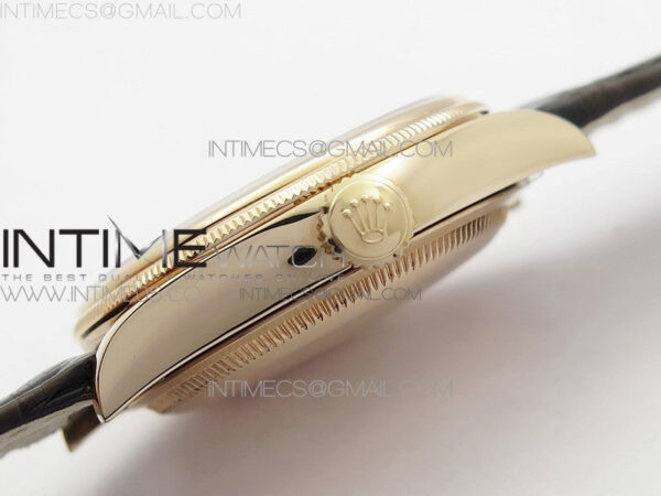 Cellini 50535 Moonphase RG GMF Best Edition White Dial on Brown Leather Strap A3195 - Image 8